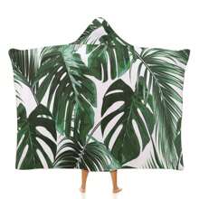 1pc Colorful Printed Hooded Beach Towel, Soft Quick Dry Anti-Sand Travel Blanket, Super Absorbent Lightweight Beach Poncho Towel Made Of Microfiber, Perfect For Beach, Travel, Gift For Family, Friends, Mother's Day Flowers, Personalized Gifts For Mom, Last Minute Gifts, Mother's Day Ideas, Mothering Sunday Gifts, Handmade Cards For Mum, Best Mother's Day Gifts Under $50