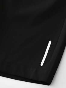 1 pieza Shorts de deporte casuales de unicolor para adolescentes y niños, ropa versátil para exteriores, verano