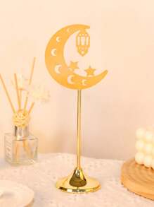 1pc/3pcs European Style Luxury Creative Metal Ginkgo Leaf Decoration Ornament, Living Room Cabinet Desktop Decoration