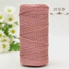 2 Pcs 1.5mm X 240 Yards Nylon Mesh Cord, 2 Pieces Set, Versatile Crafting Yarn Suitable For Knitting, Crochet, Hats, Bags, Wallets, Shoes, Plant Hangers, 100% Nylon, Multi-Color Options