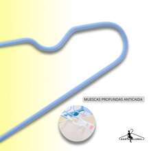 Perchas antideslizantes para ropa, engrosadas con ranura para el hombro, Estante Multiusos Para Secar Ropa, Ideal para Tus prendas, Cubierto Completo - Blanco - Ver 2