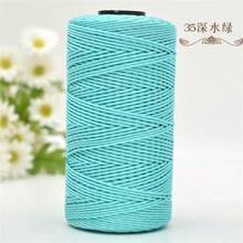 2 Pcs 1.5mm X 240 Yards Nylon Mesh Cord, 2 Pieces Set, Versatile Crafting Yarn Suitable For Knitting, Crochet, Hats, Bags, Wallets, Shoes, Plant Hangers, 100% Nylon, Multi-Color Options