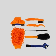 4/6/7/8Pcs Bicycle Chain Washer Cleaner Set Chain Box Mountain Bike Accessories Maintenance Tool Cleaning Large Brush - Multicolor - View 11