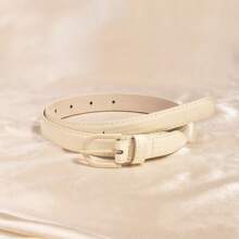 1pc Women's Fashion Versatile Belt, New Korean Elegant Style Decor For Jeans, Pants, Small Waist Belts