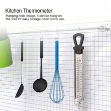 1PC Kitchen Craft Home Made Sugar Thermometer For Cooking Candy Or Jam, Deep Frying And General Kitchen Use, Stainless Steel - Silver - View 5