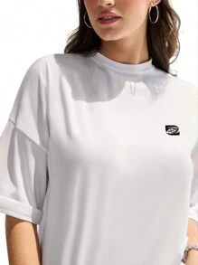 2 pezzi Set sportivo e casual da donna composto da maglietta e leggings aderenti da yoga