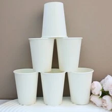 10/20/60pcs,Sage Green Paper Cups - 9oz Disposable Coffee Cups Paper Cups For Hot Drinks/Cold Cups - Disposable Cups 280 GSM Hot Tea Cups & Coffee Cup To Go - Paper Party Cups - Sage Green - View 7