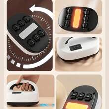 Body Massager Heating Vibration Relieves Pain Arm Leg Back Muscle Tension Muscle Injury Relaxing Care - White - View 4