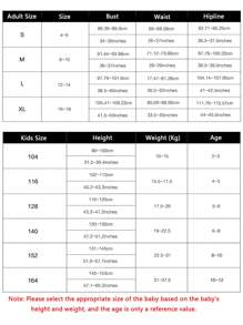 Mommy And Me Family Matching Swimsuits Summer Ruffle Tie Bowknot Sleeveless High Waist Bathing Suit For Womens And Kids Mom And Daughter Matching Wave Print Two Piece Bikini Sets Tankini - 玫紅色 - 查看 11