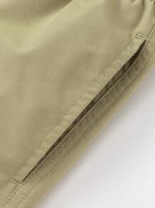 Balabala Tween Girl' Cargo Pants, Casual Spring Long Trousers - Camel - View 4