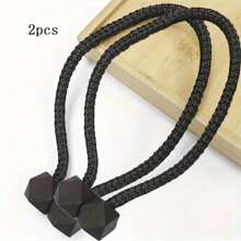 2 件/套无需钻孔立方体磁铁窗帘夹，磁性窗帘带，适用于薄纱或透明窗帘 - 50cm~60cm - 查看 15