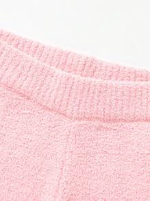 Balabala Baby Red Fleece Set, Warm And Festive Lunar New Year Wear - Red and White - View 8