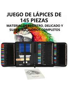 绘图铅笔 145 号艺术套装专业彩色套装 返校 - 黑色 - 查看 3