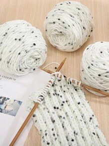 1 个 Jelly Bean 风格马海毛纱球，手工制作的喷色竹节羊毛纱球，多色斑点马海毛粗纱，用于编织 DIY 围巾帽子工艺品、DIY 编织娃娃、包、毛衣、毯子等。 - 彩色 - 查看 4