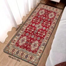 Tapete de Corredor anti-manchas e antiderrapante lavável em fibra de poliéster, adequado para sala de estar, quarto, cozinha, lavanderia e decoração de quarto