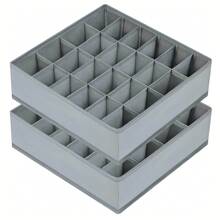 2 件抽屉式收纳架，婴儿衣服收纳袋，24 格衣柜收纳架和收纳袋，用于袜子、手帕、领带、皮带、婴儿衣服、内衣收纳