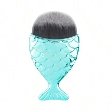 1pc Small Fish-Shaped Foundation Brush, Powder Blush Brush, Makeup Brushes Tool - Multicolor - View 13