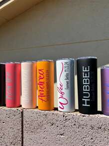 Personalized Name Tumbler With Straw, Customized Colorful 20oz Stainless Steel Insulated Tumbler- Double Wall Lid, Tumbler With Picture, Picture Tumbler, Photo Tumbler, Custom Tumbler, Gift For Her, Gift For Dad, A Unique Christmas Gift. Leak Proof, Fits Cup Holders, Great For All Seasons, Ideal For Camping, Travel - For Housewarming Living Room,Bedroom,Tea Room,Home,Dining Room,Office,School - Multicolor - View 3