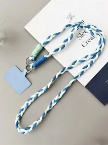 Correa para teléfono trenzada de moda, correa ajustable universal para estuche de teléfono, para regalos de mujeres, familia, amigos, cumpleaños, vacaciones, accesorio para teléfono