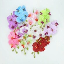 1PC/3PCS 人造花-蝴蝶兰、蚕丝蝴蝶兰、假植物、家居、餐厅、客厅、户外花园装饰、插花艺术、摄影道具、秋季、春季、花瓶、花墙、花环、新娘花束、婚礼装饰、DIY 花环材料、生日派对装饰材料、家居装饰配件、情人节、新年礼物 - 彩色 - 查看 5