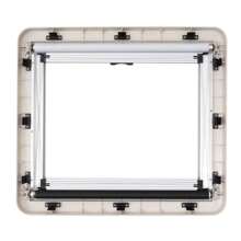 YUNRUX Okno uchylne do kampera 450x500mm, okno boczne do kampera, okno uchylne do kampera, okno do kampera - Czarne - Zobacz 11