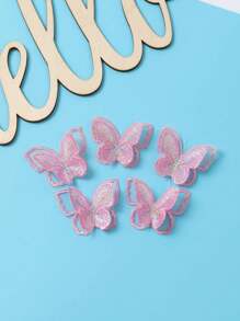 10 件双绣花蝴蝶蕾丝贴花缝制熨烫补丁彩色欧根纱蝴蝶用于 DIY 工艺品服装礼服帽子新娘发饰婚礼装饰 - 彩色 - 查看 14