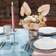 Set de 6 velas LED a batería con control remoto, velas con forma de cono con llama 3D, luces sin llama con parpadeo y luz amarilla cálida, para decoración de cumpleaños, hogar, habitación, Halloween, decoración del hogar, regalos, velas LED, luces de vela falsas