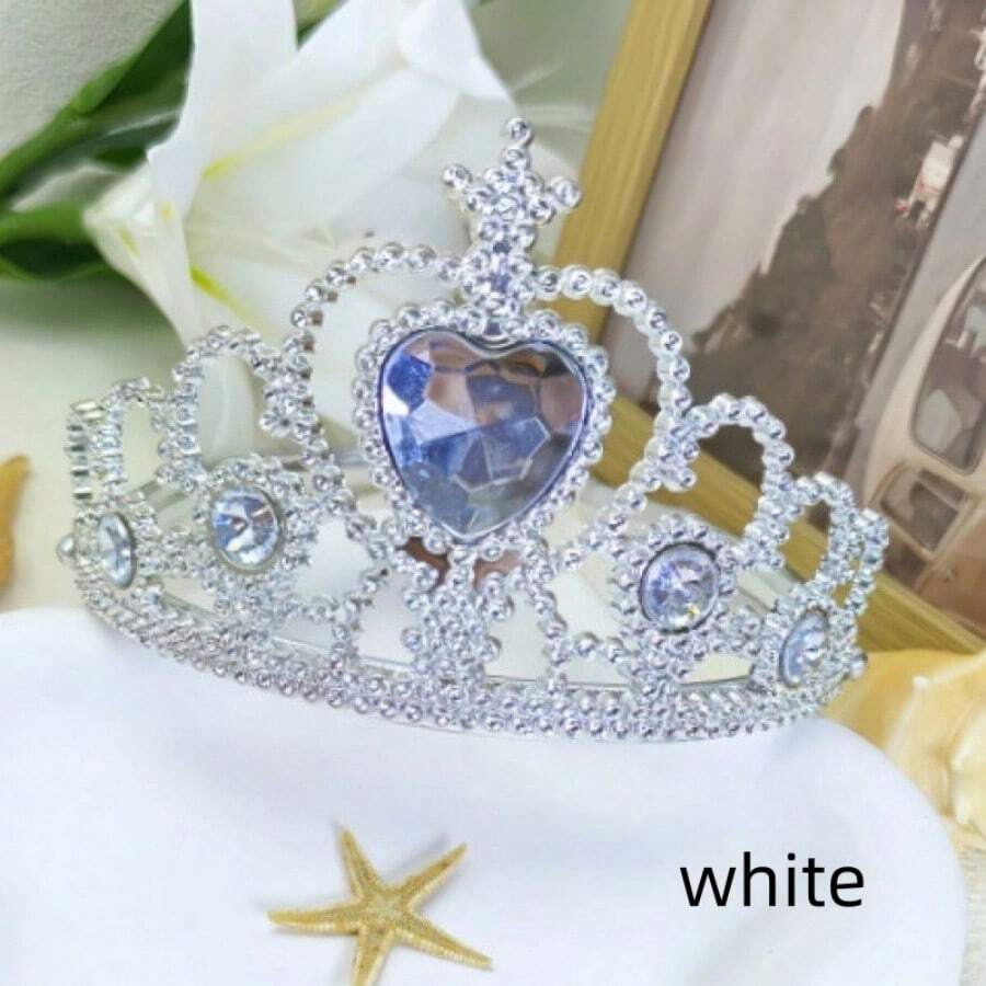 1pc Cartoon Princess Crown Hair Accessory Headband - Multicolor - View 1