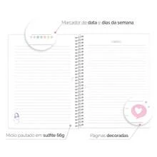 iscool Retro Good Vibes Female Spiral Notebook - 紫丁香 - 查看 7