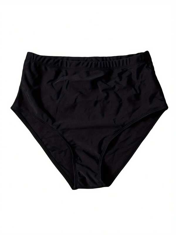Women High Wasit Swim Trunks, Coloful Printing Swimming Pants, Plus Size Swimsuit Bottoms, Female Holiday Beachwear