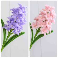 233 件彩色风信子管道清洁花套装 - 婚礼、情人节、母亲节、同学礼物、情人节、节日派对家居装饰的完美组合 - 彩色 - 查看 9