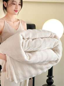 1 Stück extraweiches & flauschiges Kaninchenfell Wurfdecke, luxuriöse & flauschige Shaggy-Decke für Zuhause, Sofa, Wohnzimmer, geeignet für Queensize-/Kingsize-Bett