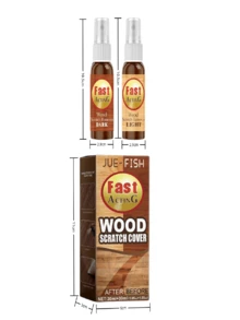 30ml+30ml Wood Floor Scratch Repair Agent, Scratch Coating Spray, Furniture & Floor Renewal Touch-Up Filler - Multicolor - View 2