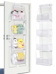 1pc 4 Layer Over The Door Hanging Organizer,Cosmetics Wall Hanging Storage Organizer,Large Capacity Mesh Holder With Clear Pockets Hanging Storage Bag,For Kitchen Nursery Bathroom Closet,Bedroom,Dorm,Baby Diapers,Kids Toys.(4 Layer Multicolor)Bedroom,Organizer,Organiser,Home Storage,White T Shirt Women,Black Pants Women,Ladies Winter Clothes,Dress,Winter Clothes For Ladies,Elegant Woman Dresses,White Shirt For Ladies,Long Sleeve,White Jumpsuit For Women,Spring Dresses For Women,Spring Outfits For Women,Spring,Spring Clothes,Minimalist,Summer Tops