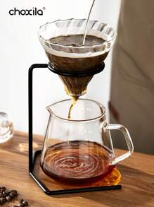 choxila 1pc Hand Stand Vintage Coffee Hand Pot Metal Stand Drip Glass Filter Cup Holder Universal Back To School - Filter Cup Holder - View 3