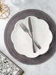 Bộ 2/4 đĩa gốm sứ cao cấp in hình bướm, nhiều kích cỡ, có thể xếp chồng lên nhau, thích hợp đựng bít tết, mì ống, sushi, salad, món tráng miệng (không đựng súp), hình tròn, chất liệu gốm. Thích hợp sử dụng tại nhà, nhà hàng, nhà bếp, dùng được trong máy rửa chén/lò nướng/lò vi sóng, tuyệt vời cho tiệc tân gia, lễ tạ ơn, giáng sinh - trắng - Xem 5