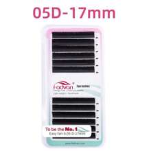 FADVAN Fadvan Easy Fanning Eyelash 0.05/0.07/0.10 C/D 9-17mm 15-20mm Mix Extensions Blooming Eyelashes Flare Eyelashes Russian Volume Auto Fan Eyelashes Natural Cilia Silk Lashes ,Natural, Lash Tech Supplies