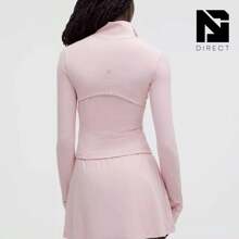 Lululemon Define Cropped Jacket Nulu-For Yoga Gym Running-Sweat-Wicking-Yoga-All Seasons Sport-Spring/Summer-Autumn/Winter-Prefect Thanks Giving Day & Chrismas Gift - Pink Haze - 查看 3