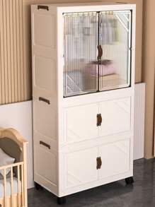 Estantería plegable de 5/4/3/2/1 niveles para almacenamiento de aperitivos, gabinete de sala de estar, caja de almacenamiento de balcón y alféizar de ventana