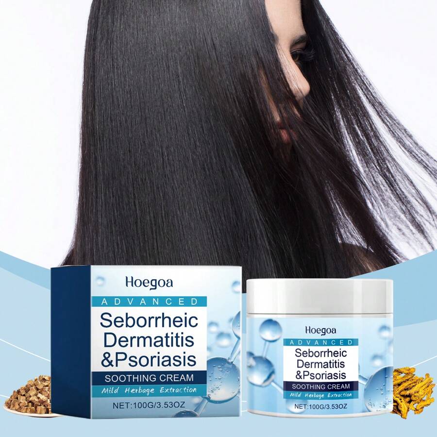 Hoegoa Scalp Soothing Cream Gentle Nourishing Cleansing Repair Improves Massaging Scalp To Reduce Dandruff Soothing Cream 100g - như hình như hình - Xem 1