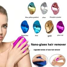 2pcs Painless Hair Remover - Unisex, Reusable, Waterproof, Suitable For Body, Legs, Arms, Back