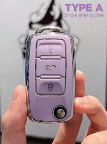 1 件 TPU 汽车钥匙套，适用于新款宝来速腾 Polo 钥匙套，探索，柔软 TPU 保护，理想礼物 - 均碼 - 查看 4