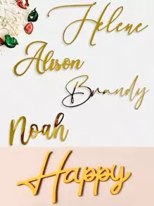 Custom Acrylic Cake Decoration Creative Party Dress - Multicolor - View 5