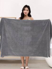 1 chiếc khăn tắm thường ngày dành cho người lớn cỡ lớn 90cm * 180cm, vật dụng thiết yếu trong gia đình, trang trí phòng tắm, trang trí mùa thu, trở lại trường học cho tiệm làm đẹp, khăn tắm phòng tắm tại nhà cho tiệm làm đẹp, thể thao khách sạn, vật dụng thiết yếu trong gia đình, khăn tắm, khăn tắm chăm sóc da - màu xám lúa mì - Xem 3