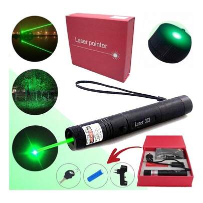 Ultra Caneta Laser Pointer Verde Ultra Forte Alcance 50km 200.000mw