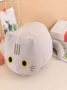 25 厘米/9.8 英寸 X 13 厘米/5.1 英寸猫睡觉毛绒玩具枕头，毛绒卡通动物，迷人礼物，Squishmallow，毛绒玩具，枕头，Squishmallow>娃娃（动物），Squishmellow，毛绒枕头 - 灰色 - 查看 12