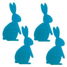 12 件/4 件复活节兔子餐具毡收纳袋 - 生动的卡通兔子袋适合刀叉，非常适合餐饮、厨房使用和派对装饰，波西米亚风 - 彩色 - 查看 16