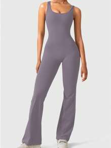 Speed mate [春夏] 摇滚这款紫色无袖连体裤 - 年轻时尚领袖的必备单品 塑身连体裤