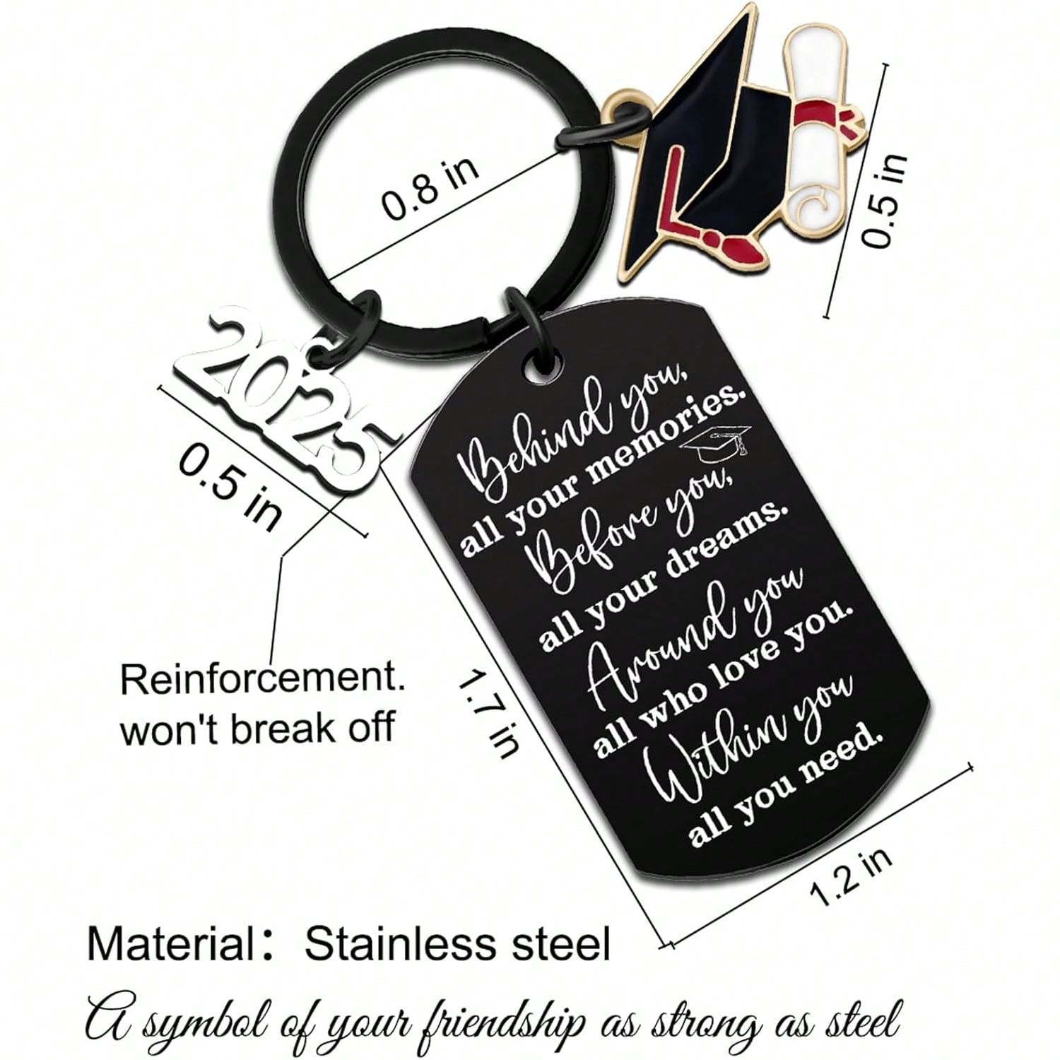 Class Of 2025 Gift Keychain 2025 Graduation Gifts For Him Her Bulk For