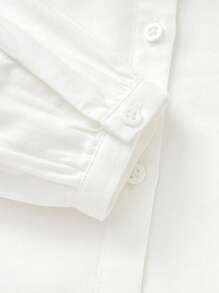 Balabala 女童大領長袖襯衫，春季嬰兒襯衫